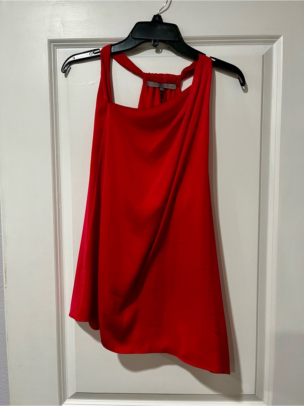 Halston Heritage Fuchsia Pink Draped Sleeveless Camisole